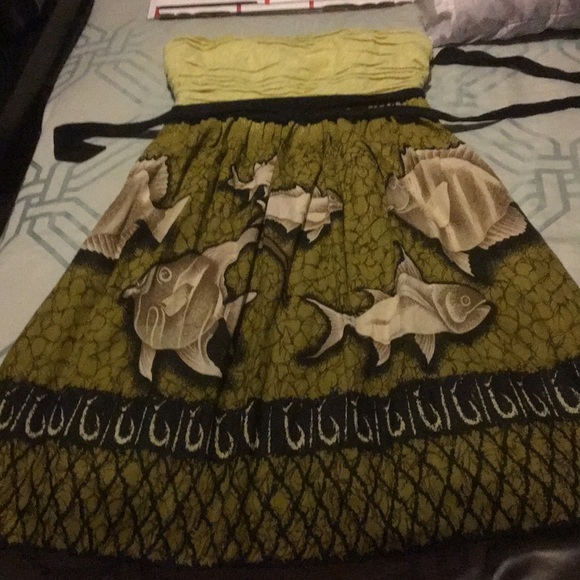 Anthropologie Dresses & Skirts - Vanessa Virginia by Anthropologie fish dress 2